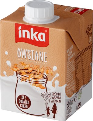 Inka Owsiane Napój owsiany z wapniem i witaminami bez laktozy