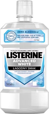 Enjuague bucal Listerine Advanced White