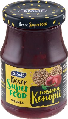 Stovit Dessert Super Food Cherry with Hemp seeds