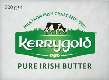 Traditionelle irische gesalzene Kerrygoldbutter