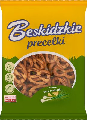 Beskidzkie Brezeln mit Käse-Zwiebel-Geschmack