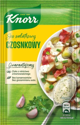 Заправка для салата с чесноком Knorr