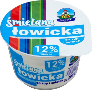 Łowicz Натуральные сливки 12%