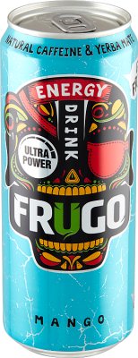 Frugo Ein Energy-Drink mit Mango-Geschmack