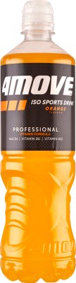 4Move Non-carbonated isotonic drink with Orange flavor