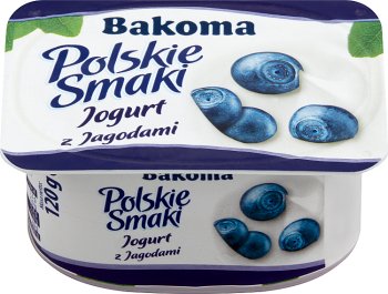 Bakoma Polskie Smaki jogurt z jagodami