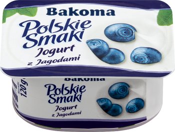 Bakoma Polskie Smaki yogurt with blueberries