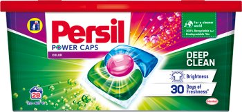 Cápsulas Persil Power Caps para lavar tejidos de colores