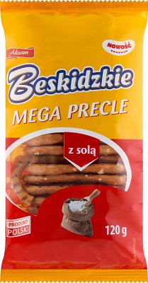 Aksam Beskidzkie Mega Brezeln mit Salz