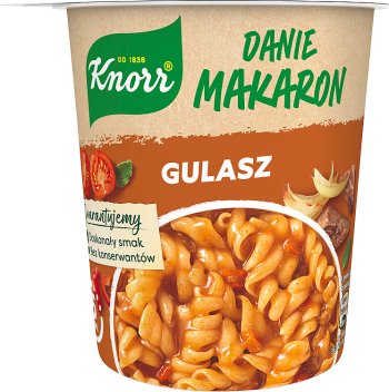 Plato de estofado de pasta Knorr