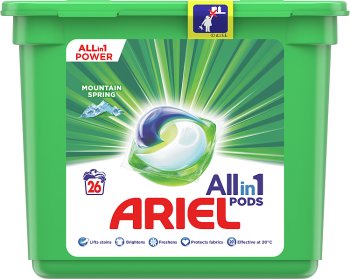 Ariel All in 1 Pods Mountain Washing capsules