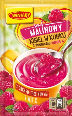 Winiary Kisiel Malinowy Z kawałkami owoców