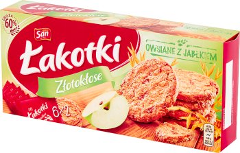 San Łakotki Złotokłose Ciastka Owsiane z Jabłkiem