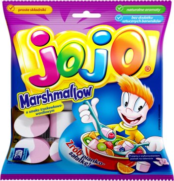 Nestle Marshmallow Strawberry-vanilla-flavored marshmallows