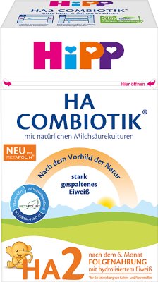 HiPP HA2 COMBIOTIK Hipoalergiczne mleko następne dla niemowląt