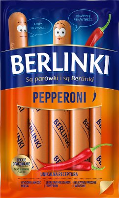 Salchichas de pepperoni Berlinki