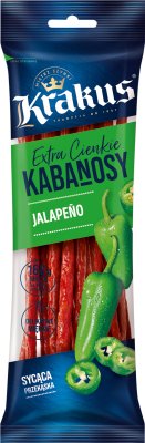 Krakus kabanosy jalapeno drobiowo-wieprzowe