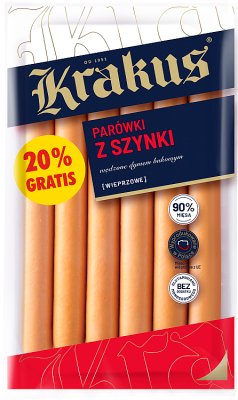 Krakus sausages made of ham