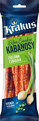 Krakus kabanosy green onion