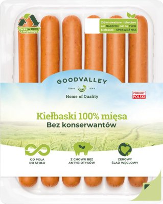 Classic Goodvalley sausages 100% meat without preservatives