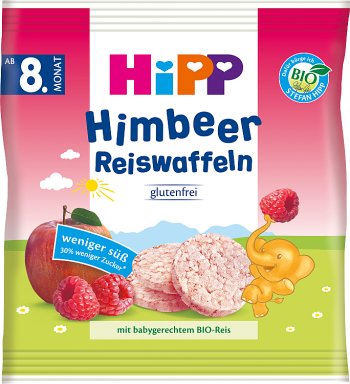 HiPP Raspberry Rice Wafers BIO