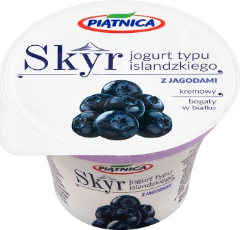 Piątnica Skyr jogurt typu islandzkiego z jagodami