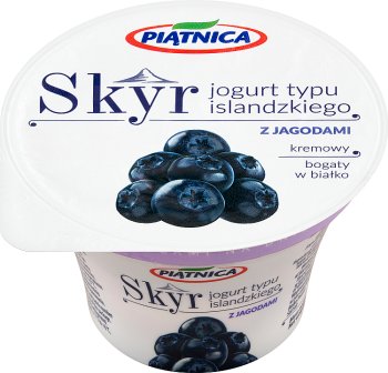 Piątnica Skyr Йогурт исландского типа с черникой