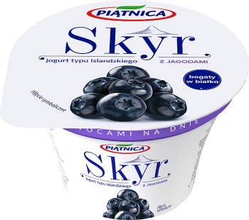 Piątnica Skyr isländischer Joghurt mit Blaubeeren