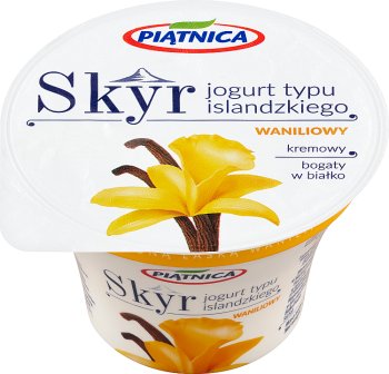 Piątnica Skyr jogurt typu  islandzkiego waniliowy