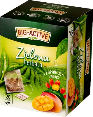 Big-Active Zielona herbata z opuncją i mango