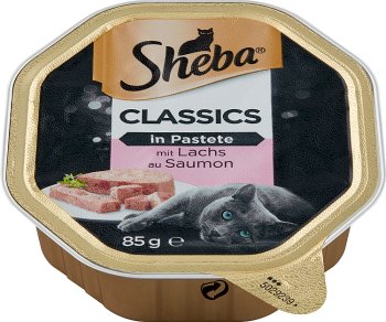 Alimento de Sheba para gatos adultos con salmón