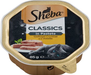 Alimento Sheba para gatos adultos cóctel de aves de corral