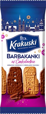 Krakuski Barbakanki en galletas de chocolate con especias