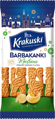 Galletas de mantequilla picante Krakuski Barbakanki con mantequilla