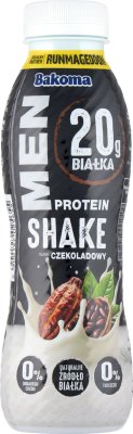 Bakoma Men - протеиновый напиток со вкусом шоколада.