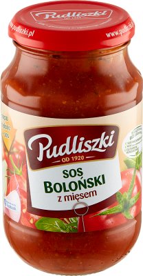 Pudliszki Bolognesesauce mit Fleisch