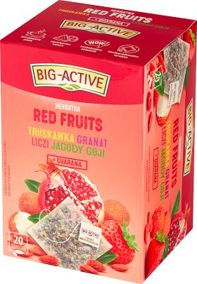 Té de hierbas y frutas Big-Active con una mezcla de frutas exóticas