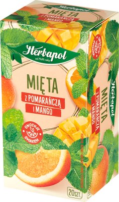 Herbapol Un té de hierbas y frutas con sabor cítrico.