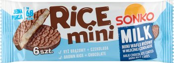 Sonko Mini rice cakes in milk chocolate