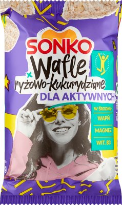 Sonko Wafle ryżowo-kukurydziane dla aktywnych