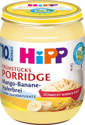 HiPP Owsianka na mleku z mango i bananami BIO