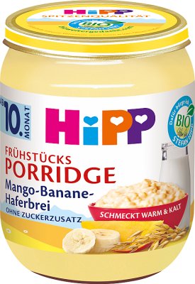 HiPP Haferflocken mit Milch mit Mango und Bananen BIO