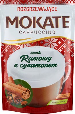 Mokate Cappuccino  smak rumowy z cynamonem