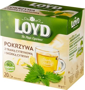 Loyd Nettle with lemongrass and lemon peel