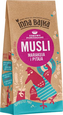 Inna Bajka Eine gesunde Mischung aus Passionsfrucht und Pitaya-Müsli