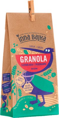 Inna Bajka Granola owsiana czekolada i truskawki