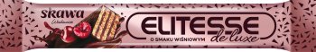 Oblea Skawa Elitesse con capas de crema de cereza en chocolate