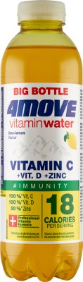 4Move Vitamin Water Immunity bebida sin gas con sabor a lima-limón