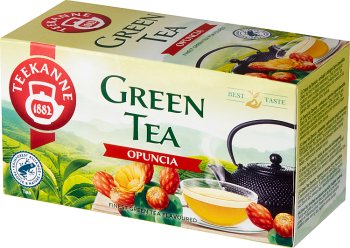 Teekanne Green Tea flavored green tea with prickly pear flavor