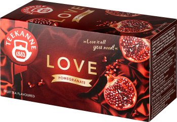 Teekanne Love Aromatyzowana herbatka o smaku owocu granatu i brzoskwini